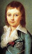 Alexander Kucharsky Portrait of Dauphin Louis Charles of France oil painting reproduction